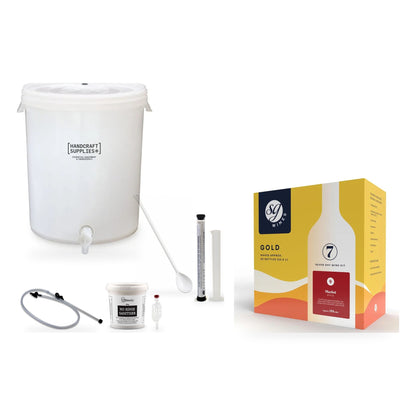 SG Wines Gold 30 Bottle Wine Making Starter Kit - Merlot