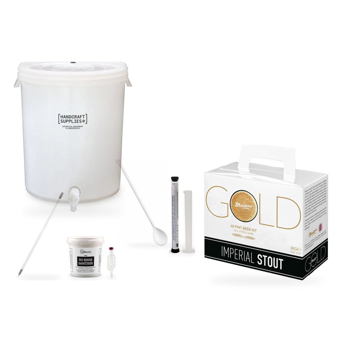 Muntons Gold Beer Making Starter Kit - Imperial Stout