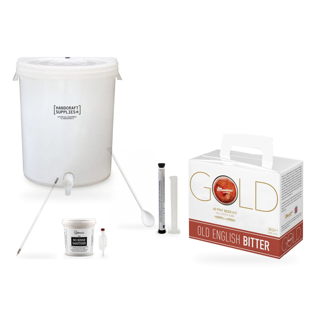 Muntons Gold Beer Making Starter Kit - Old English Bitter