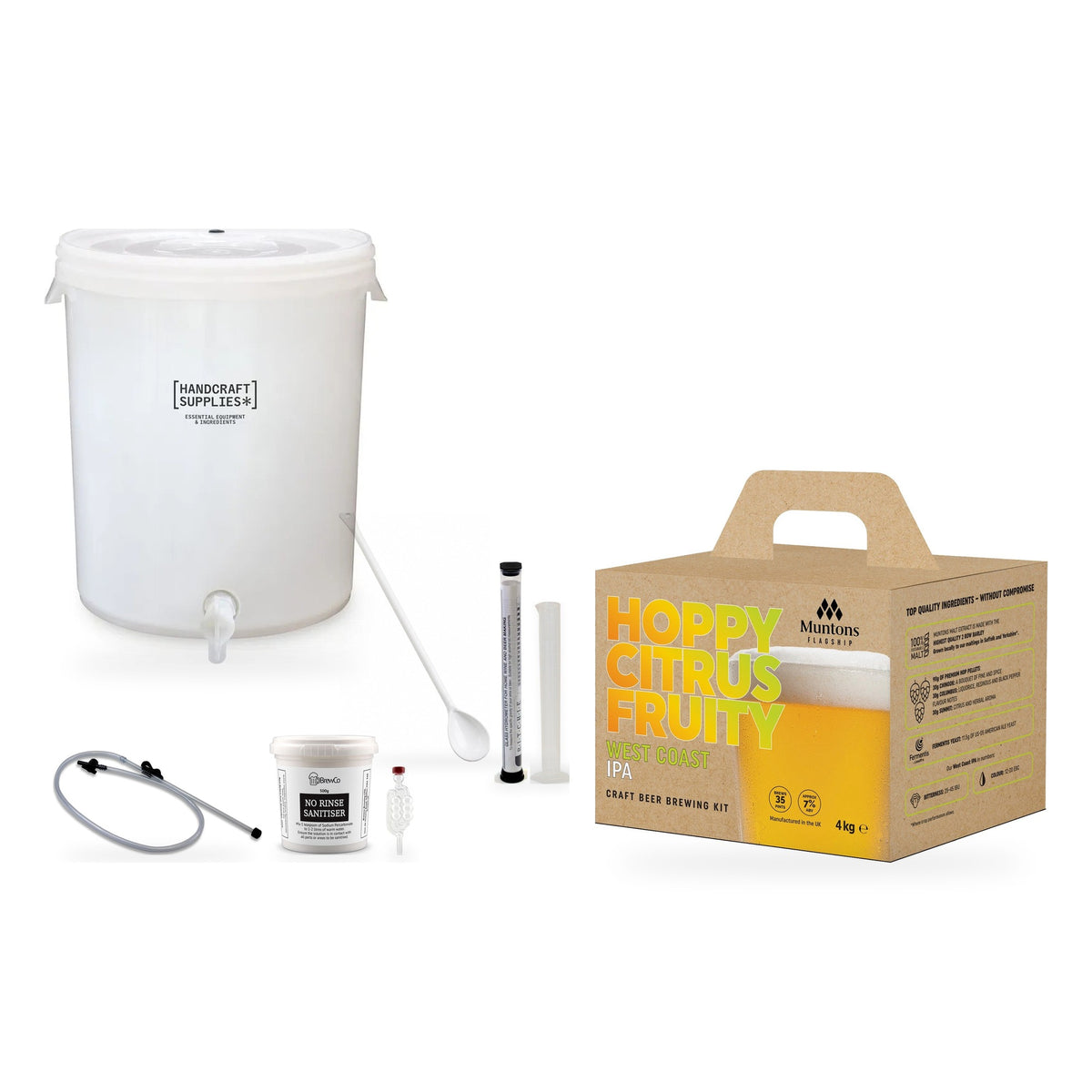 Muntons Flagship Beer Making Starter Kit - West Coast IPA