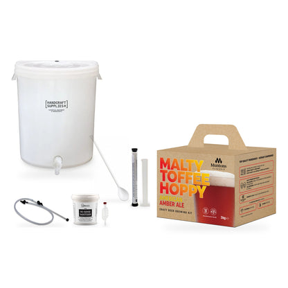 Muntons Flagship Beer Making Starter Kit - American Amber Ale