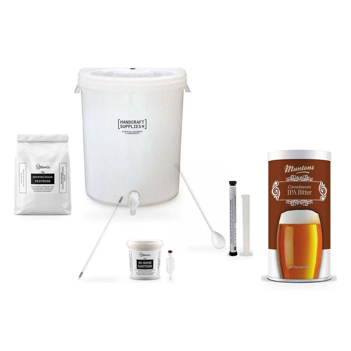 Muntons Connoisseurs Beer Making Starter Kit - IPA Bitter