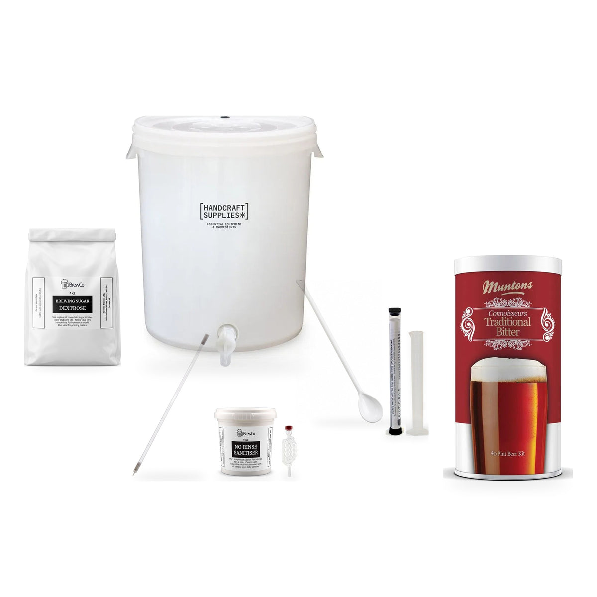 Muntons Connoisseurs Beer Making Starter Kit - Traditional Bitter