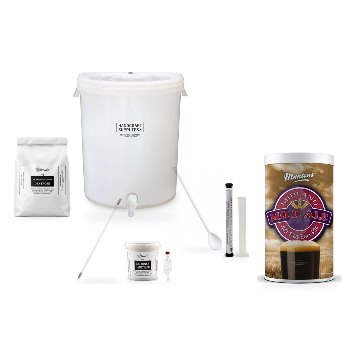 Muntons Premium Beer Making Starter Kit - Midland Mild