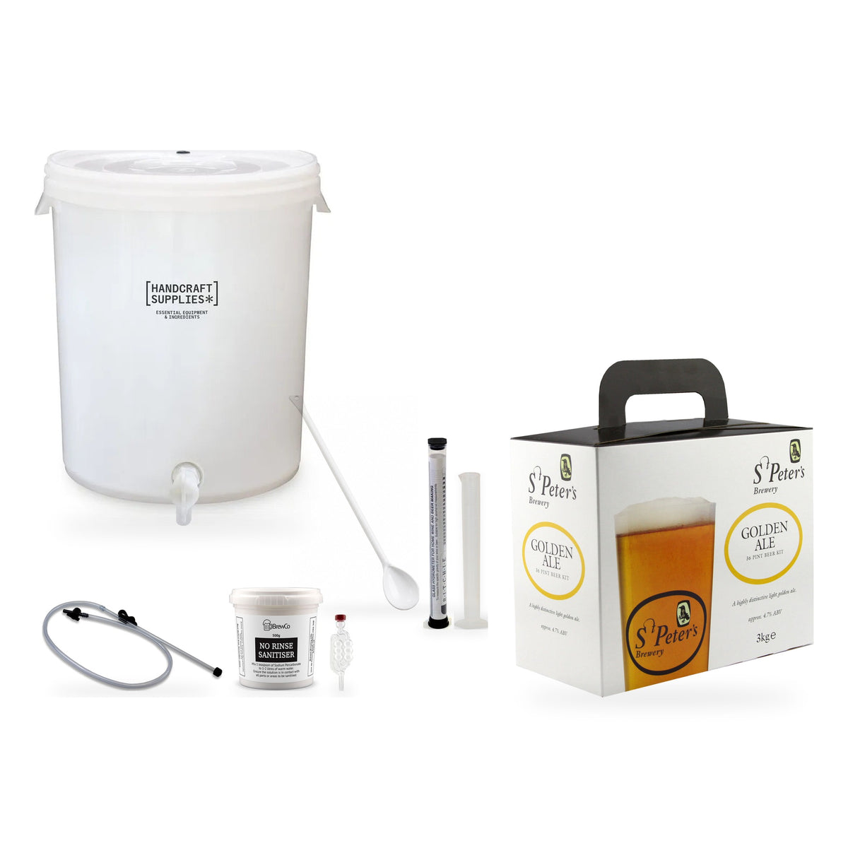 St Peters Beer Making Starter Kit - Golden Ale (36 pints)