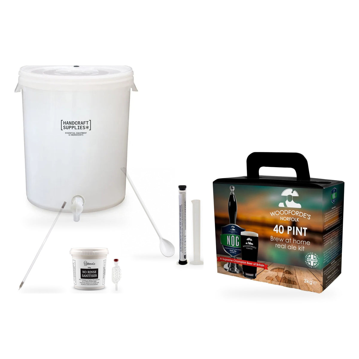 Woodforde's Real Ale Starter Kit - Nog