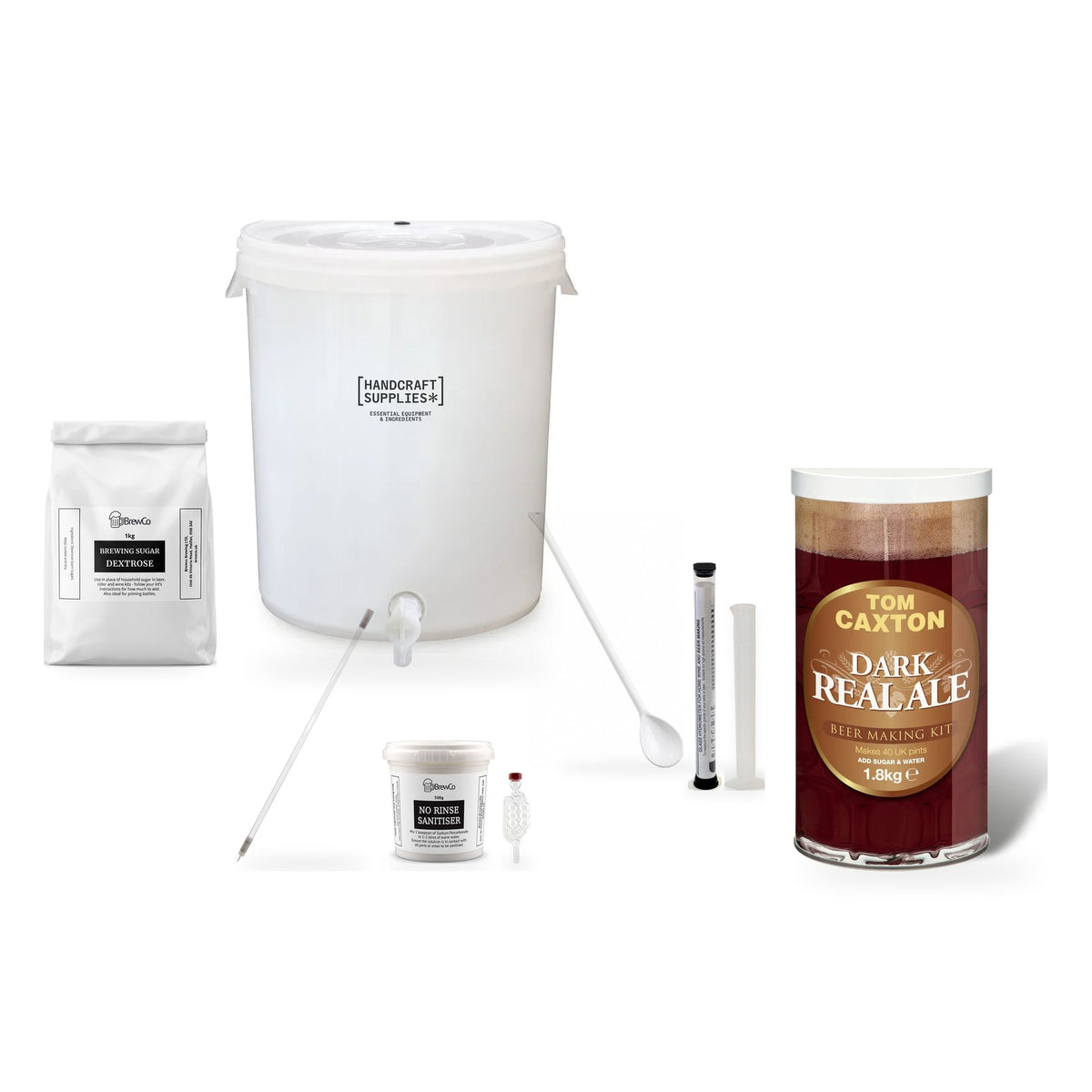 Tom Caxton Beer Making Starter Kit - Dark Real Ale