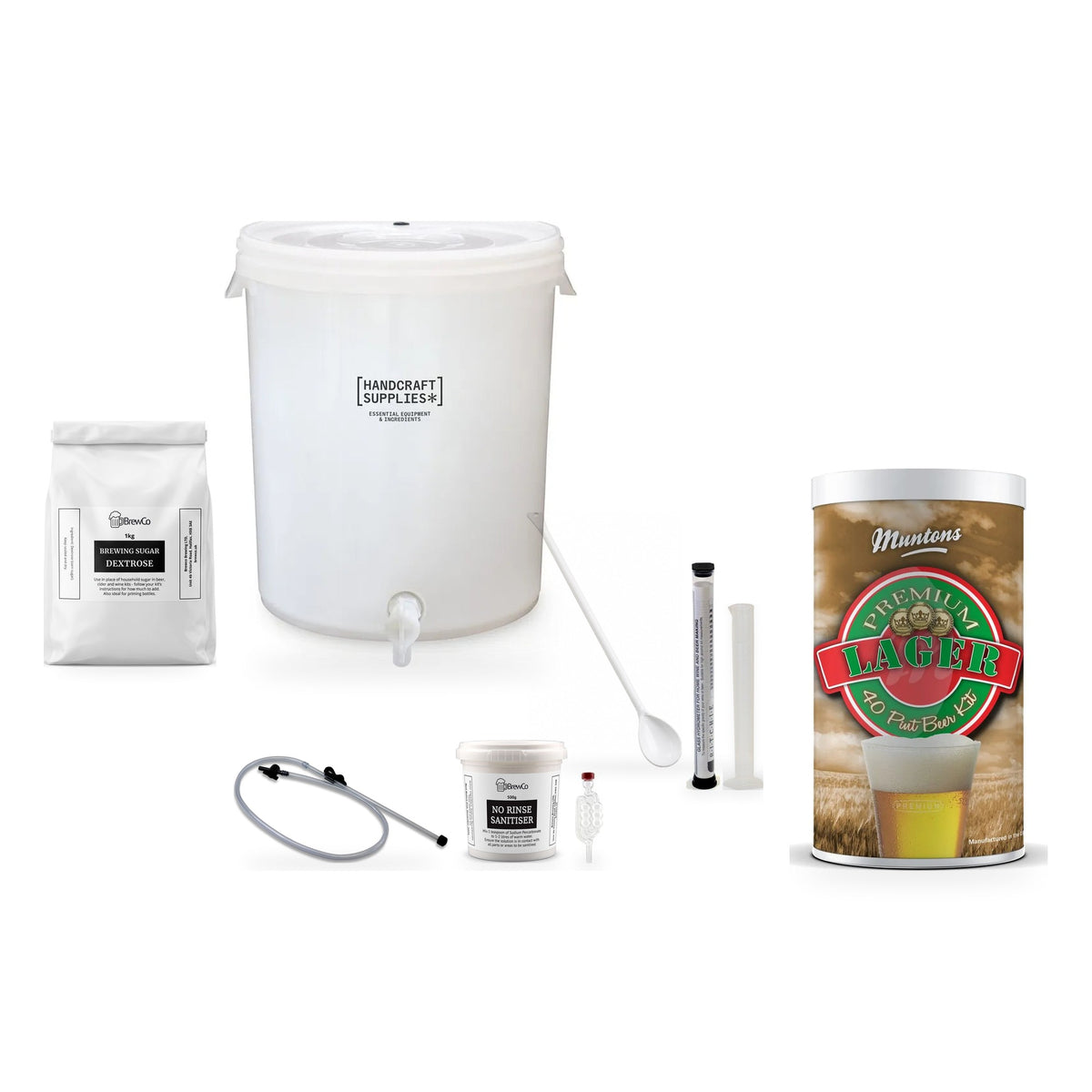 Muntons Premium Beer Making Starter Kit - Lager