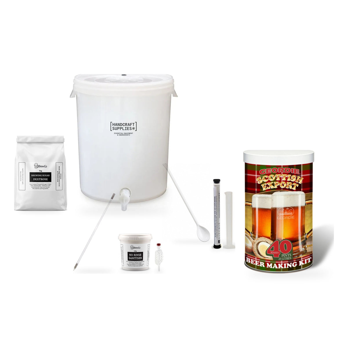 Geordie Beer Making Starter Kit - Scottish Export Bitter