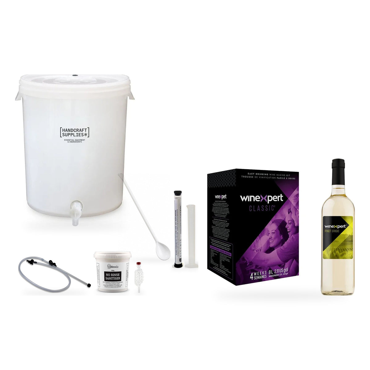 Winexpert Classic Wine Making Starter Kit - Italian Pinot Grigio