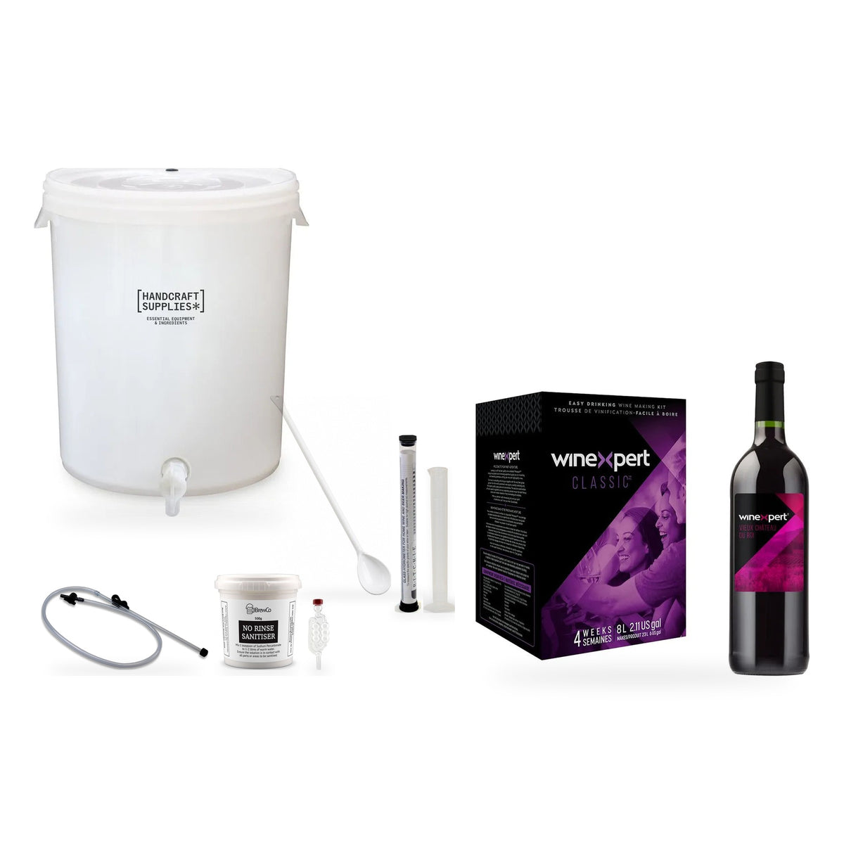 Winexpert Classic Wine Making Starter Kit - California Vieux Chateau du Roi