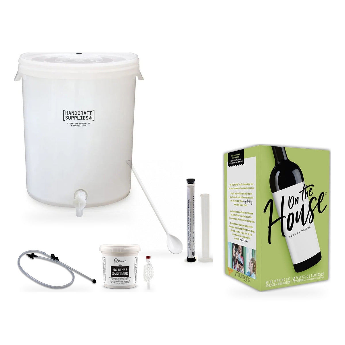 On The House Wine Making Starter Kit - California Red