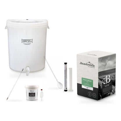Beaverdale 30 Bottle Wine Making Starter Kit - Pinot Grigio
