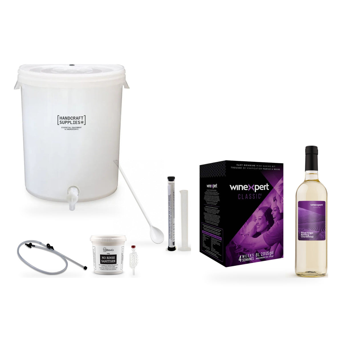 Winexpert Classic Wine Making Starter Kit - California Chardonnay Riesling