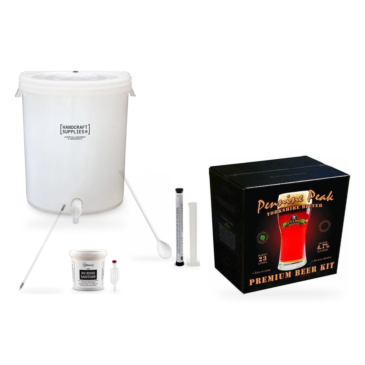 Bulldog Beer Making Starter Kit - Pennine Peak Yorkshire Bitter