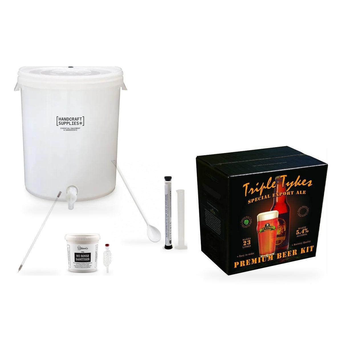 Bulldog Beer Making Starter Kit - Triple Tykes Special Export Ale