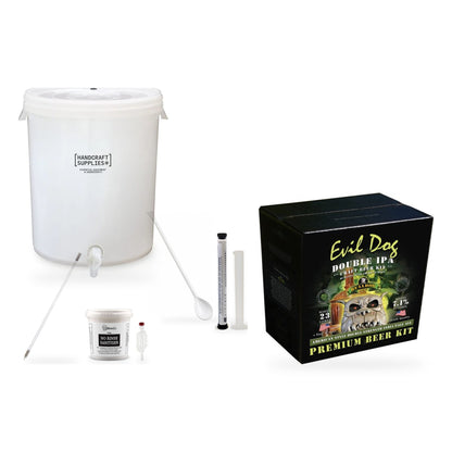 Bulldog Beer Making Starter Kit - Evil Dog American Double IPA