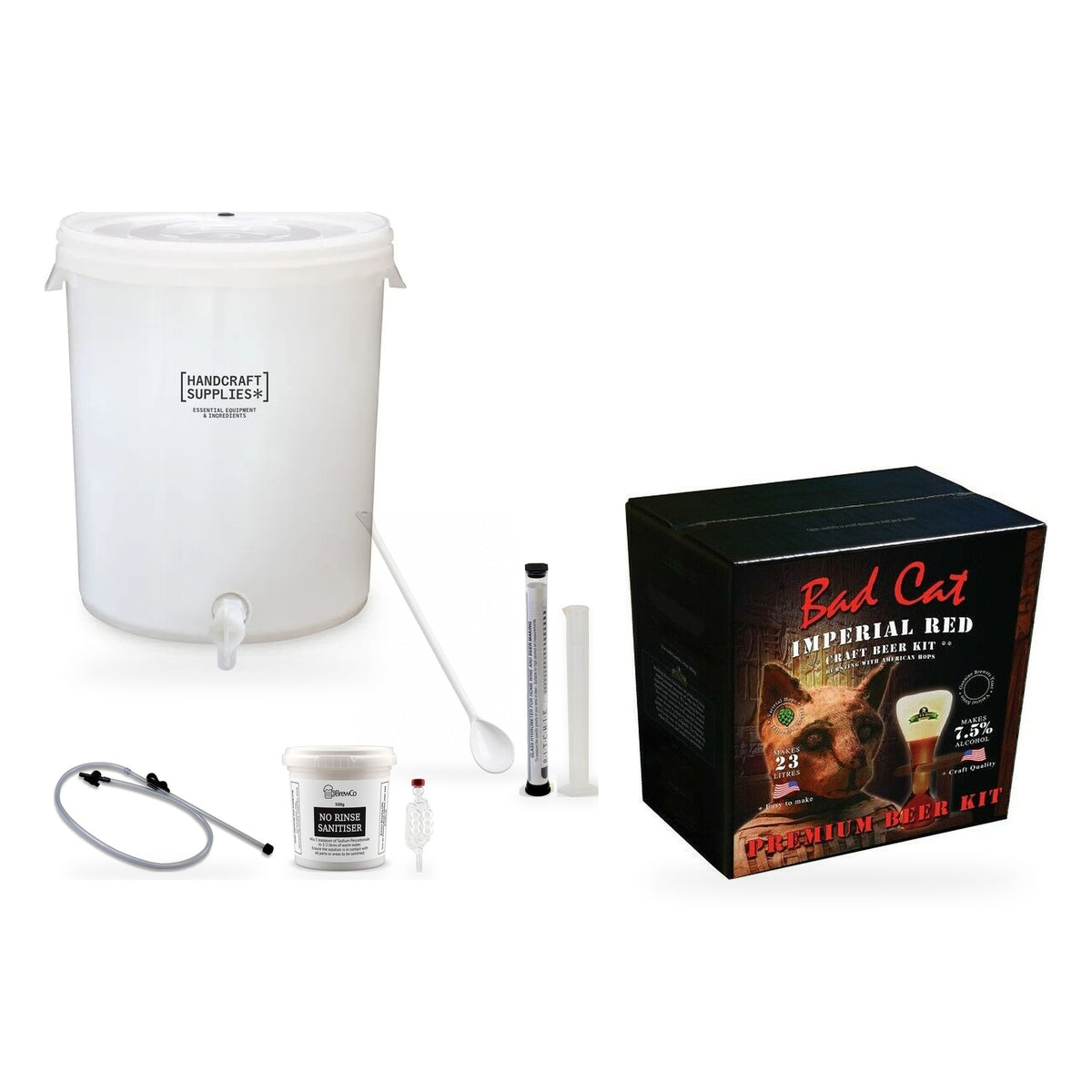 Bulldog Beer Making Starter Kit - Bad Cat Imperial Red