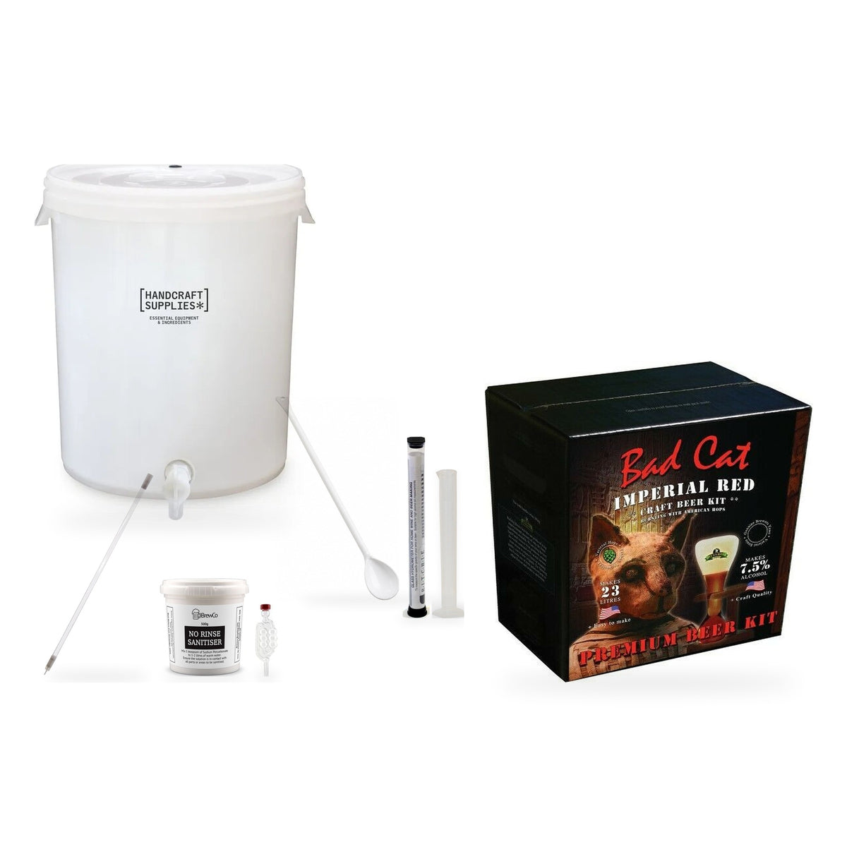 Bulldog Beer Making Starter Kit - Bad Cat Imperial Red