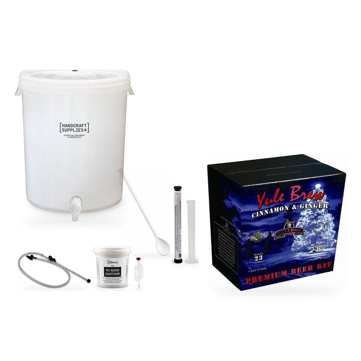 Bulldog Beer Making Starter Kit - Yule Brew Cinnamon & Ginger
