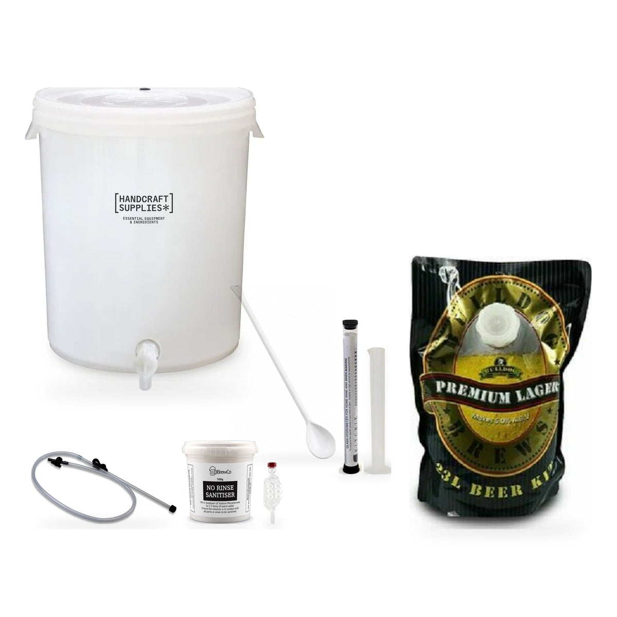 Bulldog Beer Making Starter Kit - 1.75kg Lager