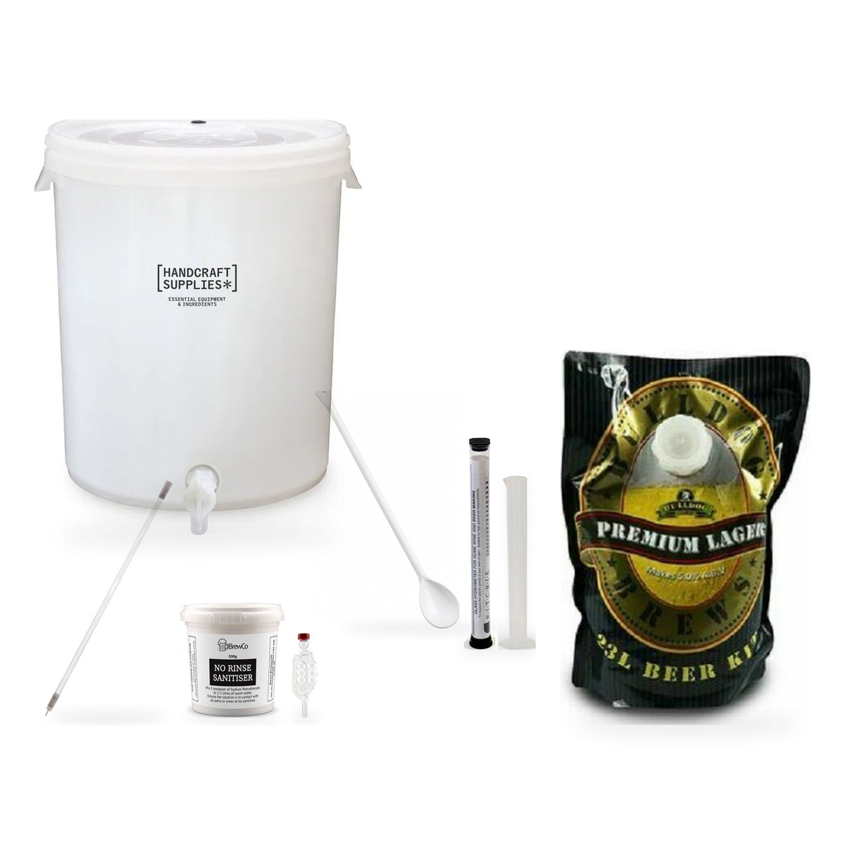 Bulldog Beer Making Starter Kit - 1.75kg Lager