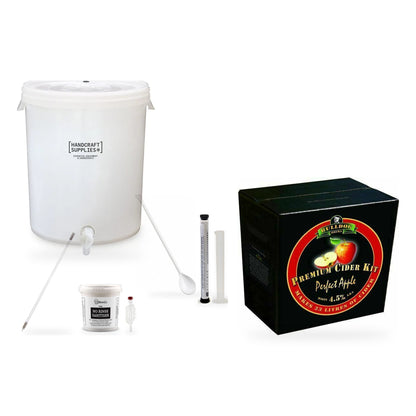 Bulldog Cider Making Starter Kit with Perfect Apple - kit, fermenter and equipment