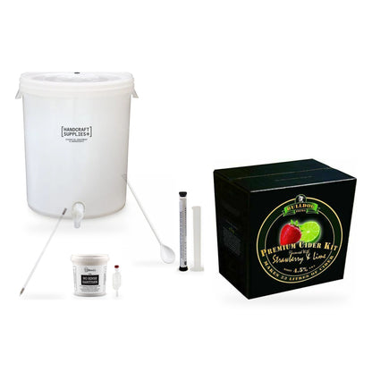 Bulldog Cider Making Starter Kit - Strawberry & Lime