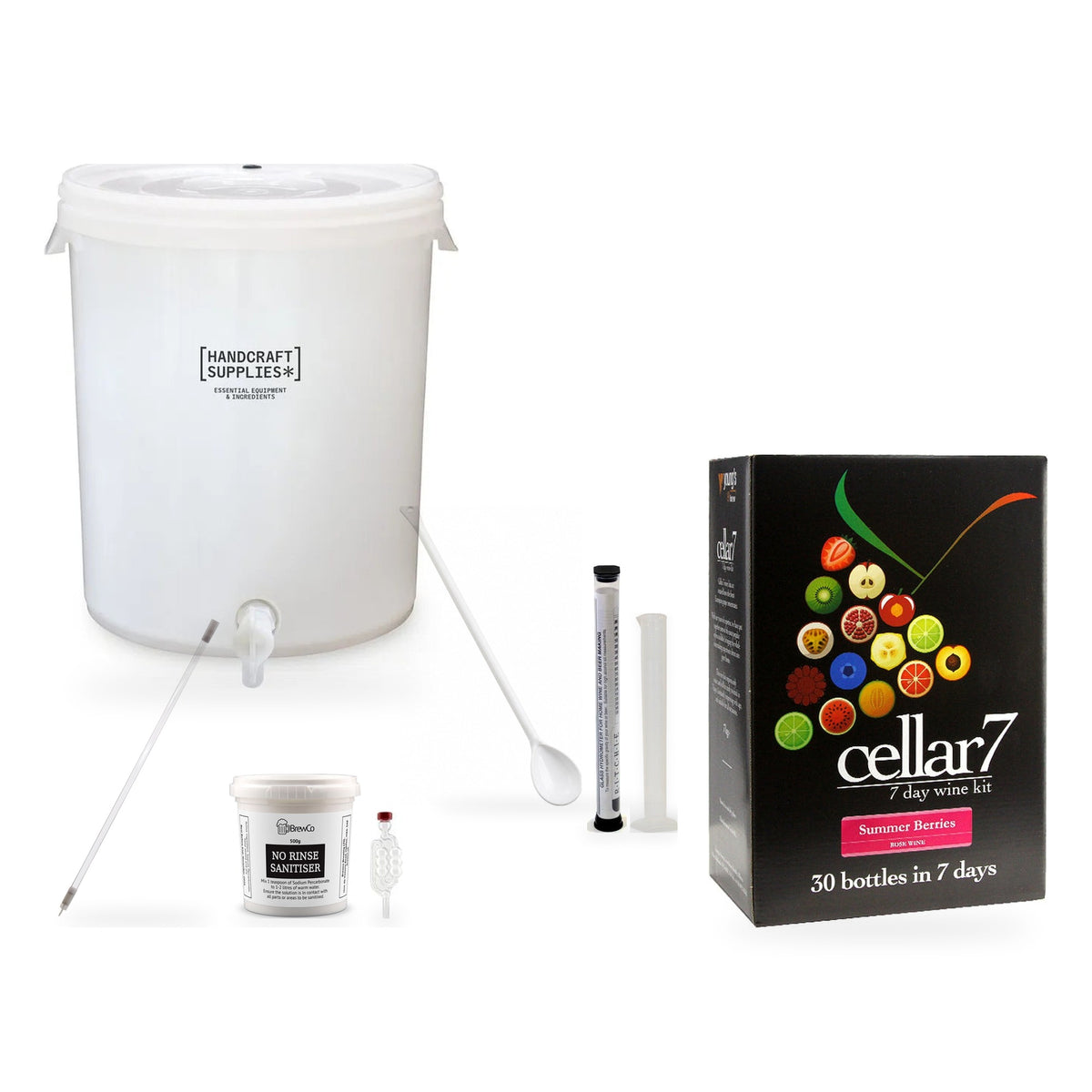 Cellar 7 Wine Making Starter Kit - Summer Berries