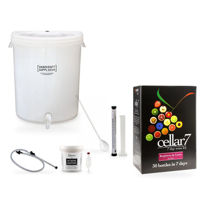 Cellar 7 Wine Making Starter Kit - Raspberry & Cassis