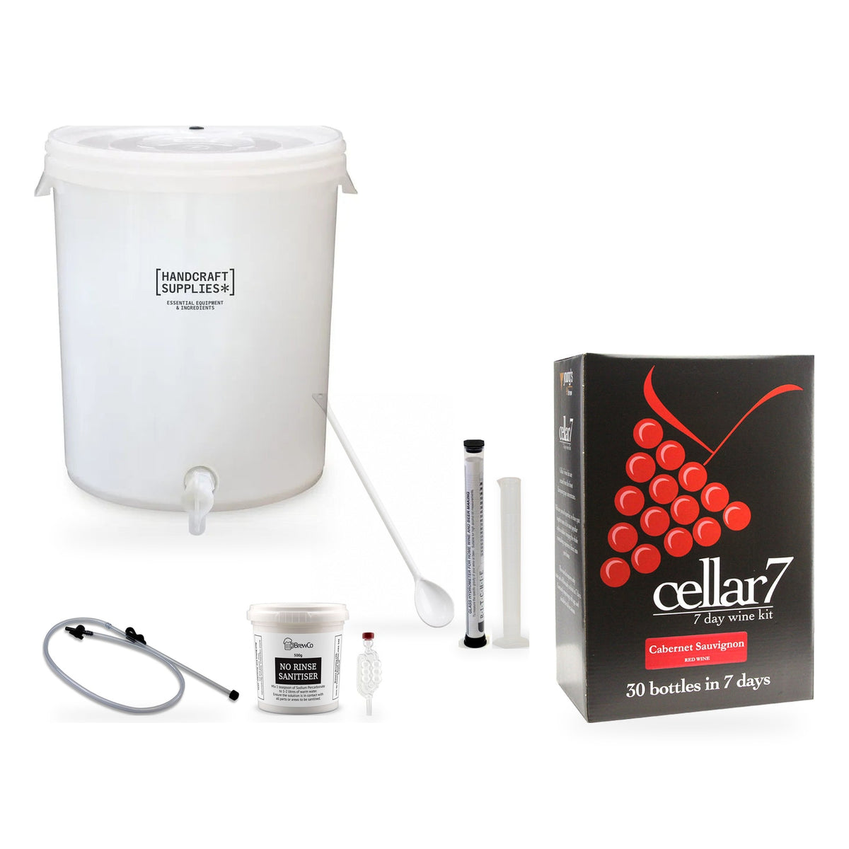 Cellar 7 Wine Making Starter Kit - Cabernet Sauvignon