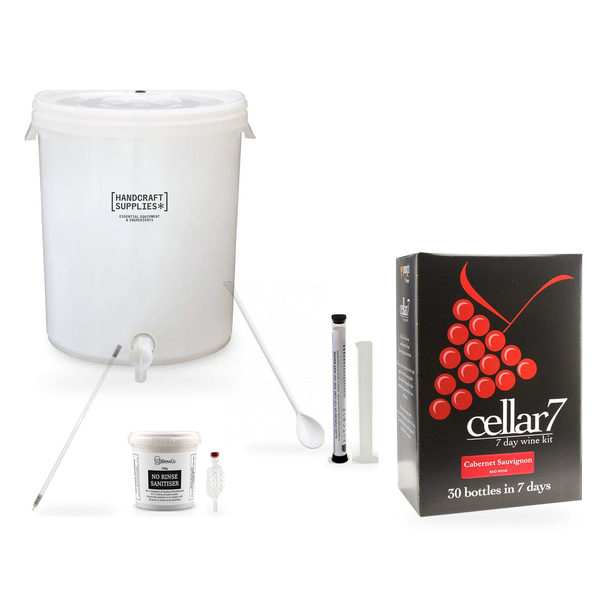 Cellar 7 Wine Making Starter Kit - Cabernet Sauvignon