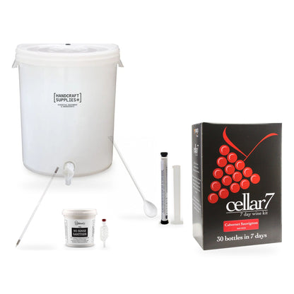 Cellar 7 Wine Making Starter Kit - Cabernet Sauvignon