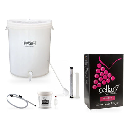 Cellar 7 Wine Making Starter Kit - Merlot Blush