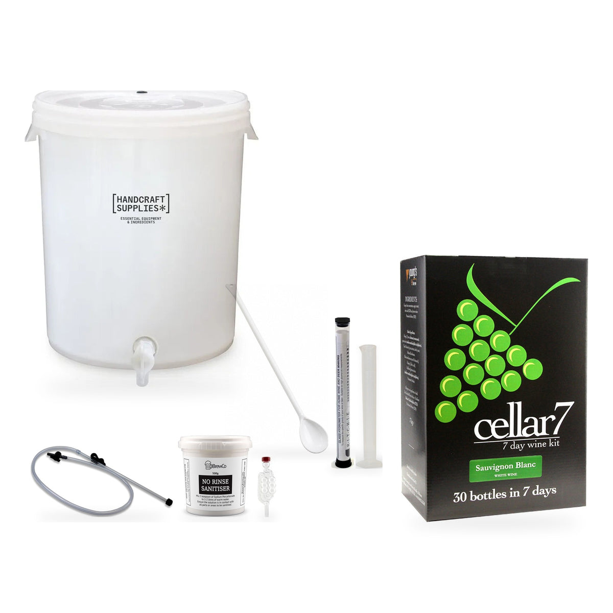 Cellar 7 Wine Making Starter Kit - Sauvignon Blanc
