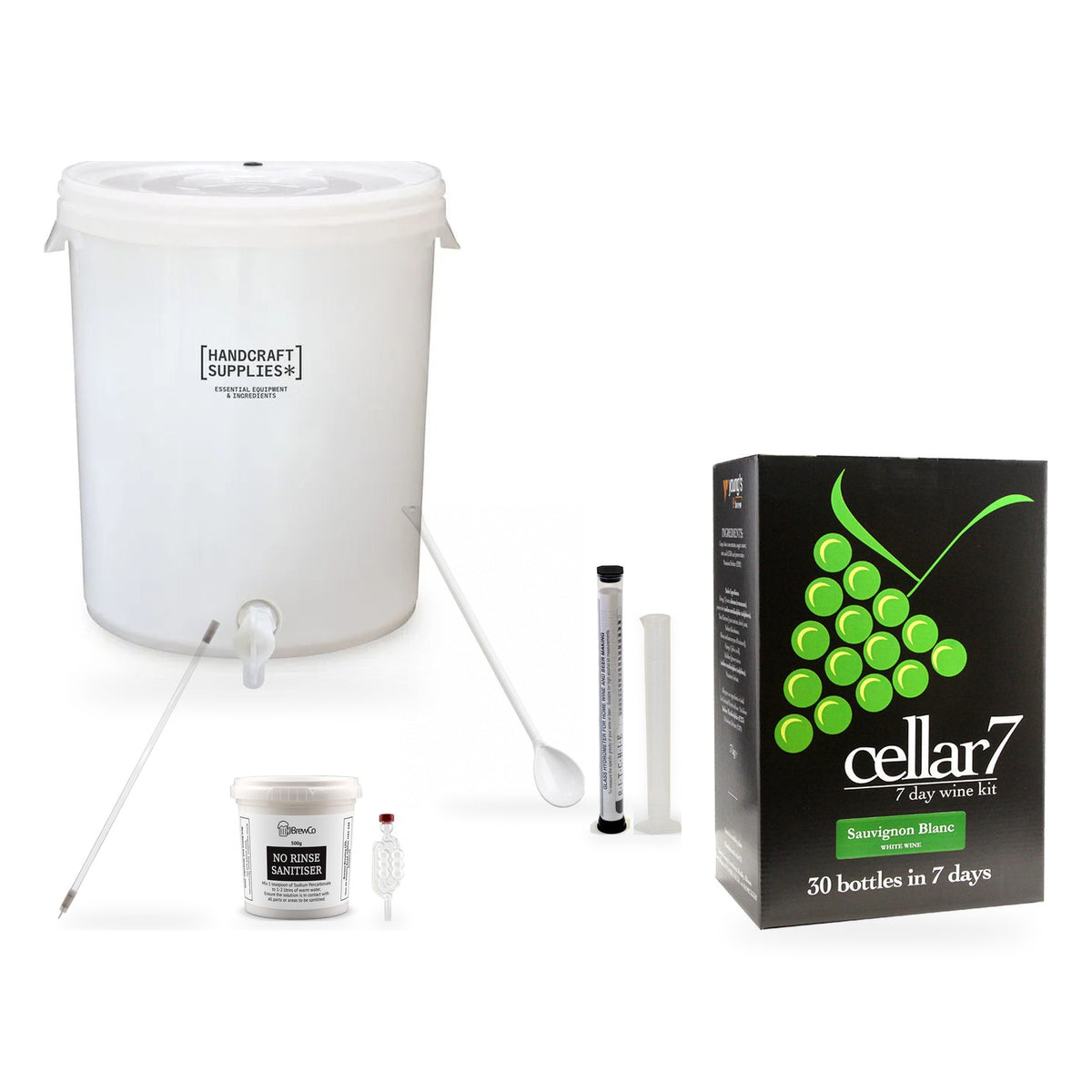 Cellar 7 Wine Making Starter Kit - Sauvignon Blanc