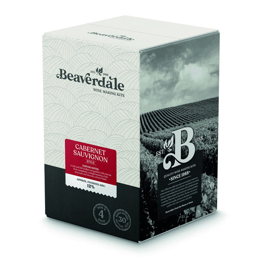 Beaverdale 30 Bottle Wine Kit Range – Cabernet Sauvignon three-quarter view