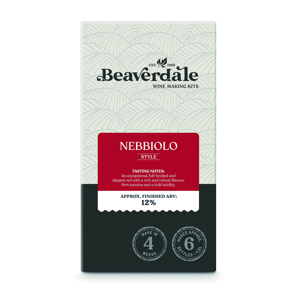 Beaverdale Nebbiola - 6 bottle Wine Kit – front