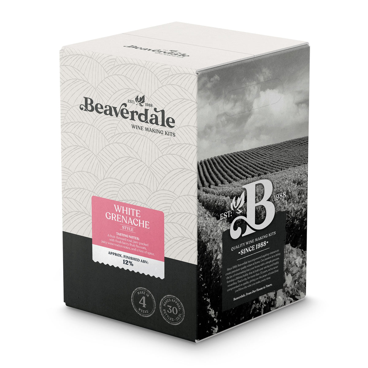 Beaverdale White Grenache 30 Bottle Wine Kit – supplier photo 1