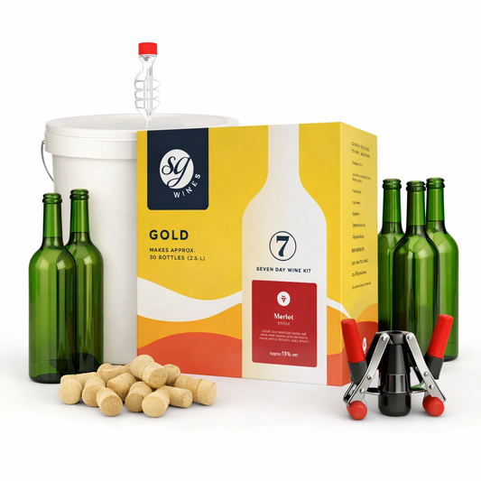 Complete Wine Making Bundle — SG Gold 30 Bottle