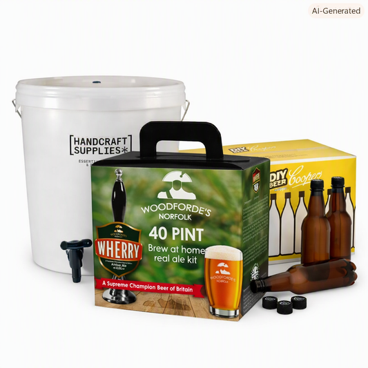 Complete Beer Making Bundle (PET Bottles) — Woodforde's