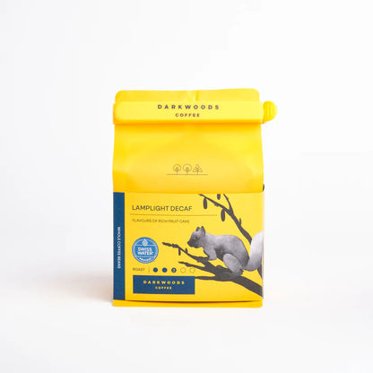 Darkwoods Lamplight Decaff coffee bag
