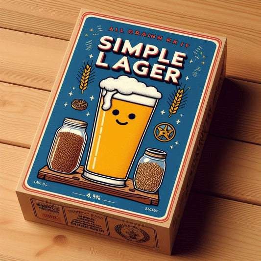 Simple Lager 4.5% - 23ltr All Grain Kit