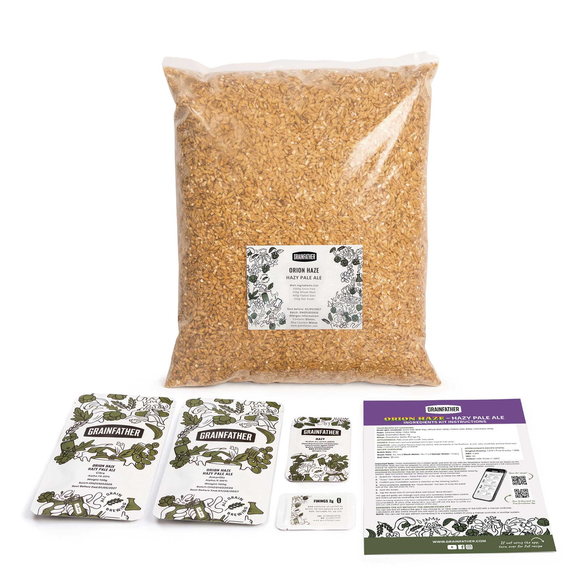 Grainfather Orion Haze Hazy Pale Ale Grain Kit – supplier photo 2