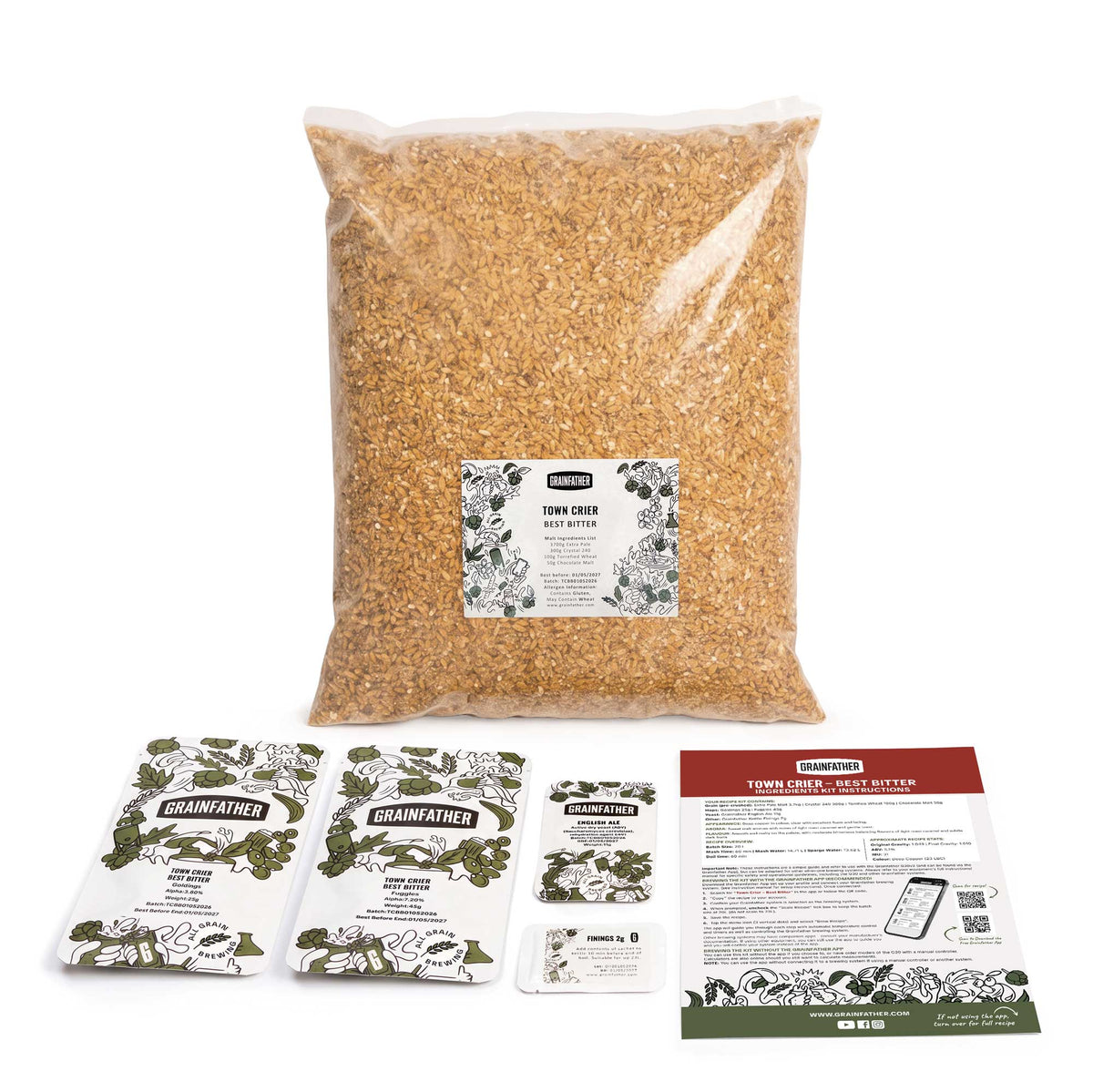 Grainfather Town Crier Best Bitter Grain Kit – supplier photo 2
