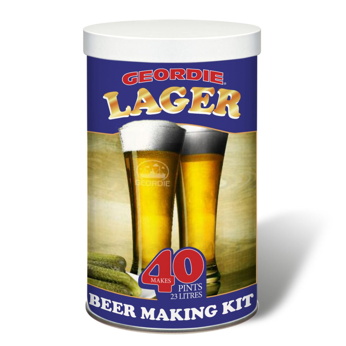 Geordie Lager 40pt Home Brew Kit – main product photo