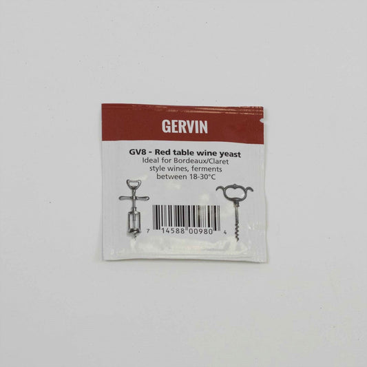 Gervin - GV8 - Red Table Wine Yeast – supplier photo