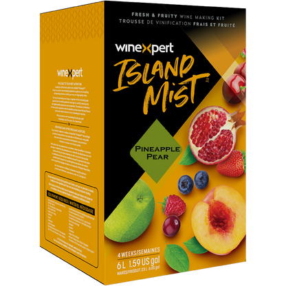 Island Mist Pineapple Pear 6L wine kit box - makes 30 bottles of fruit wine