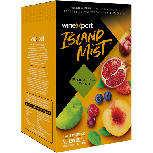 Island Mist Pineapple Pear 6L wine kit box - makes 30 bottles of fruit wine