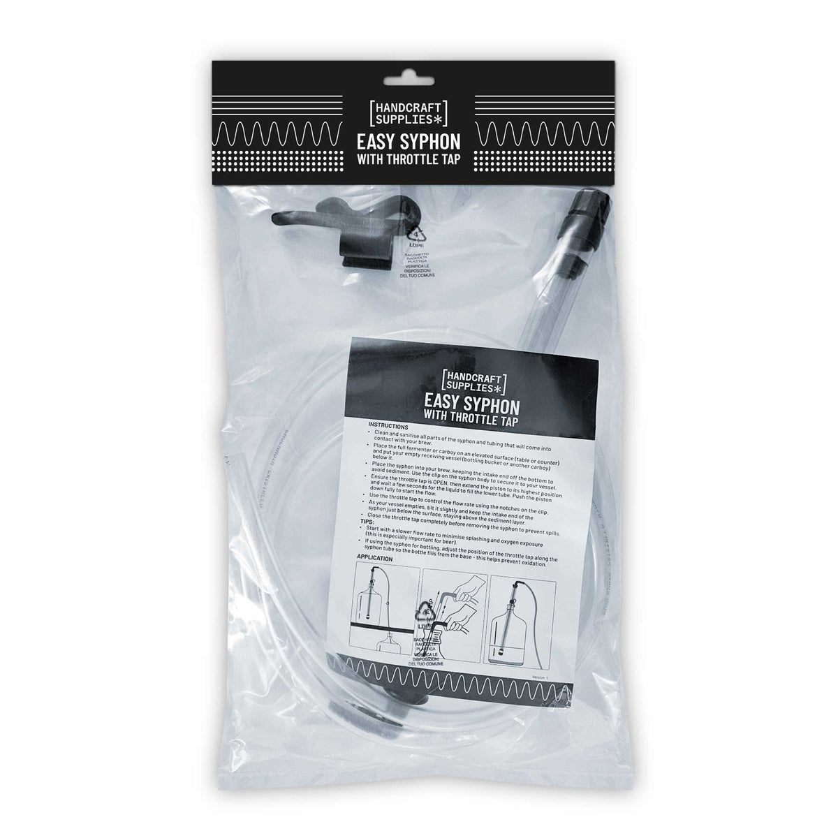 Handcraft Supplies Easy Syphon with Throttle Tap - Small